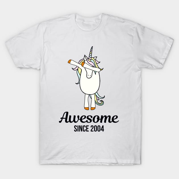 Awesome since 2004 T-Shirt by hoopoe